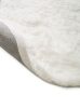Shaggy szőnyeg Whisper White o 80 cm kör alakú