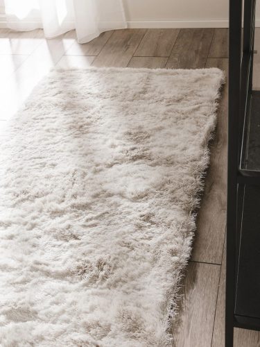 Shaggy rug Whisper Beige 80x300 cm
