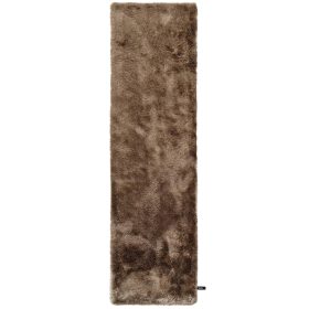 Shaggy rug Whisper Light Brown 80x300 cm