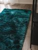 Shaggy rug Whisper Turquoise 80x300 cm