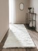 Shaggy rug Whisper White 80x300 cm
