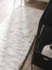 Shaggy rug Whisper White 80x300 cm