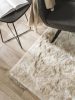 Shaggy rug Whisper Beige 150x150 cm