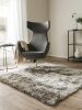 Shaggy rug Whisper Grey 150x150 cm
