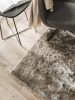 Shaggy rug Whisper Grey 60x60 cm