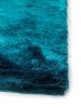 Shaggy rug Whisper Turquoise 150x150 cm