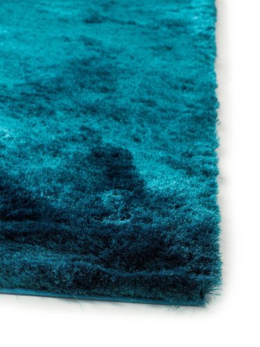 Shaggy rug Whisper Turquoise 150x150 cm