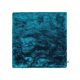 Shaggy rug Whisper Turquoise 200x200 cm