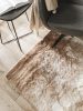 Shaggy rug Whisper Beige/Light Brown 150x150 cm