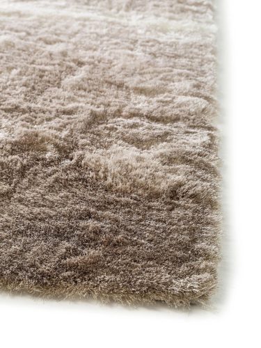 Shaggy rug Whisper Beige/Light Brown 150x150 cm