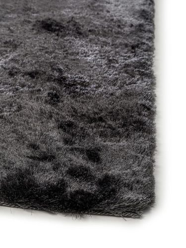 Shaggy rug Whisper Charcoal 140x200 cm