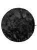 Shaggy rug Whisper Charcoal ø 160 cm round