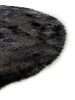 Shaggy rug Whisper Charcoal ø 160 cm round