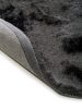 Shaggy rug Whisper Charcoal ø 160 cm round