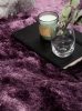 Shaggy szőnyeg Whisper Purple o 200 cm kör alakú