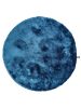 Shaggy rug Whisper Blue ø 160 cm round