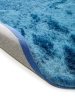 Shaggy rug Whisper Blue ø 160 cm round