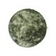 Shaggy rug Whisper Green ø 200 cm round
