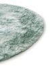 Shaggy szőnyeg Whisper Turquoise o 80 cm kör alakú