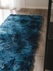 Shaggy rug Whisper Blue 80x300 cm