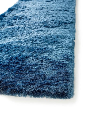 Shaggy rug Whisper Blue 80x300 cm