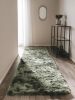 Shaggy rug Whisper Green 80x300 cm