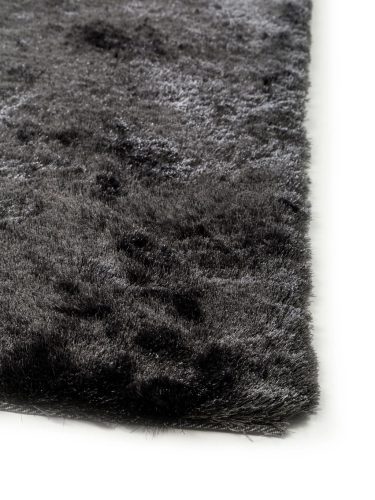 Shaggy rug Whisper Charcoal 200x200 cm