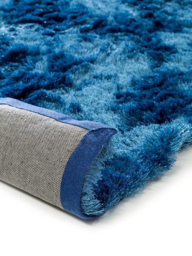 Shaggy rug Whisper Blue 60x60 cm