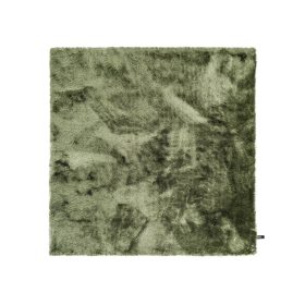 Shaggy rug Whisper Green 150x150 cm