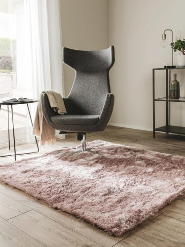 Shaggy rug Whisper Rose 200x200 cm