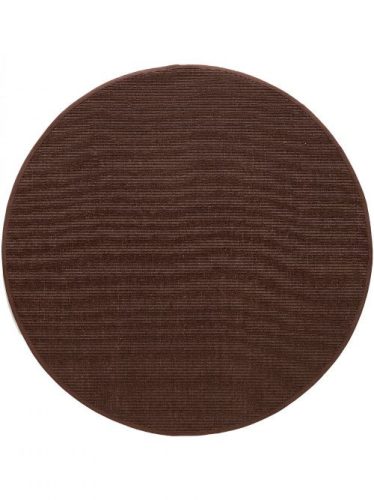 Szizál szőnyeg Dark Brown o 160 cm kör alakú
