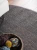 Szizál szőnyeg Grey o 250 cm round