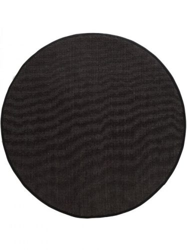 Szizál szőnyeg Black o 160 cm round