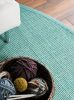 Szizál szőnyeg Turquoise o 160 cm round