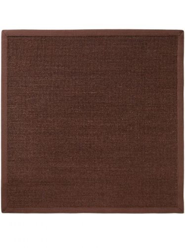 Szizál szőnyeg Dark Brown 150x150 cm