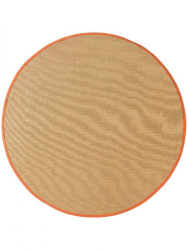 Szizál szőnyeg Orange o 160 cm round