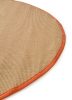 Szizál szőnyeg Orange o 160 cm round