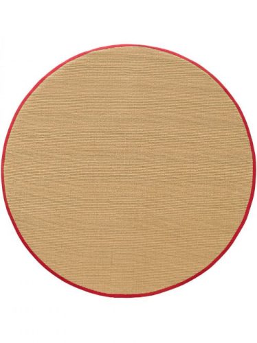 Szizál szőnyeg Red o 160 cm round