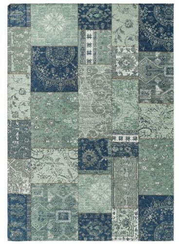 Síkszövött szőnyeg Frencie Blue/Grey 15x15 cm minta