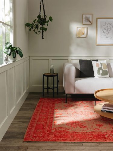 Flat Weave Rug Frencie Red 240x340 cm