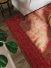 Flat Weave Rug Frencie Red 300x400 cm