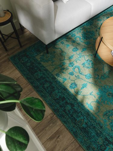 Flat Weave Rug Frencie Turquoise 80x165 cm