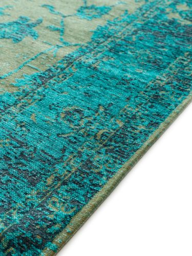 Flat Weave Rug Frencie Turquoise 300x400 cm