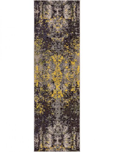 Casa futószőnyeg Charcoal/Yellow 15x15 cm minta