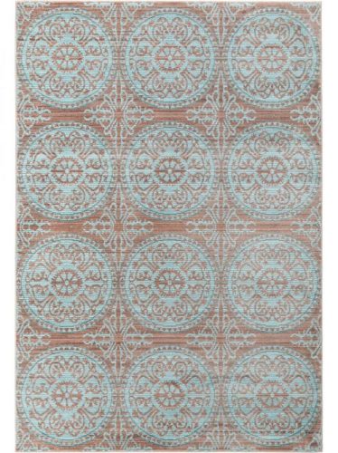 Visconti szőnyeg Brown/Turquoise 250x350 cm