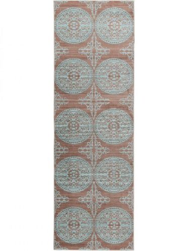 Visconti szőnyeg Brown/Turquoise 70x240 cm