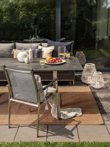 In- & Outdoor Rug Metro Brown 80x150 cm