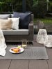 In- & Outdoor Runner Metro Black 80x240 cm