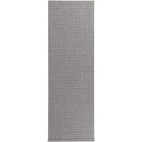 In- & Outdoor Runner Metro Light Grey 80x240 cm