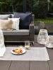 In- & Outdoor Runner Metro Light Grey 80x240 cm